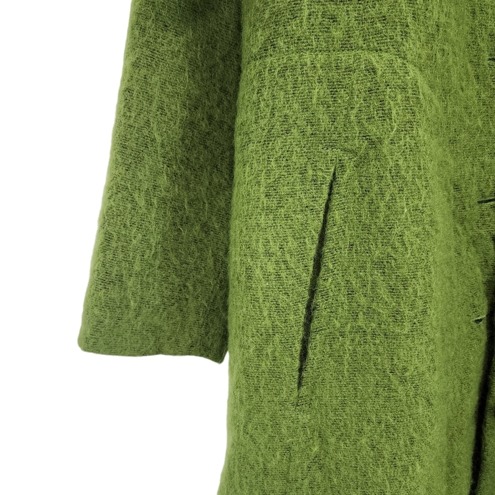 Amy Rigg Women's Vintage Button Front Collared Cover Coat - Picture 5 of 9
